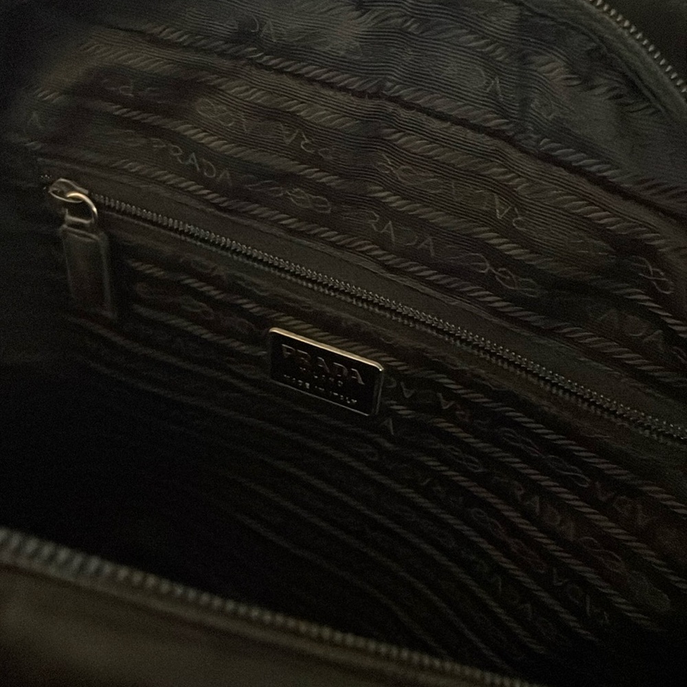 Prada Vintage Black Nylon Shoulder Bag - Picture 3 of 6